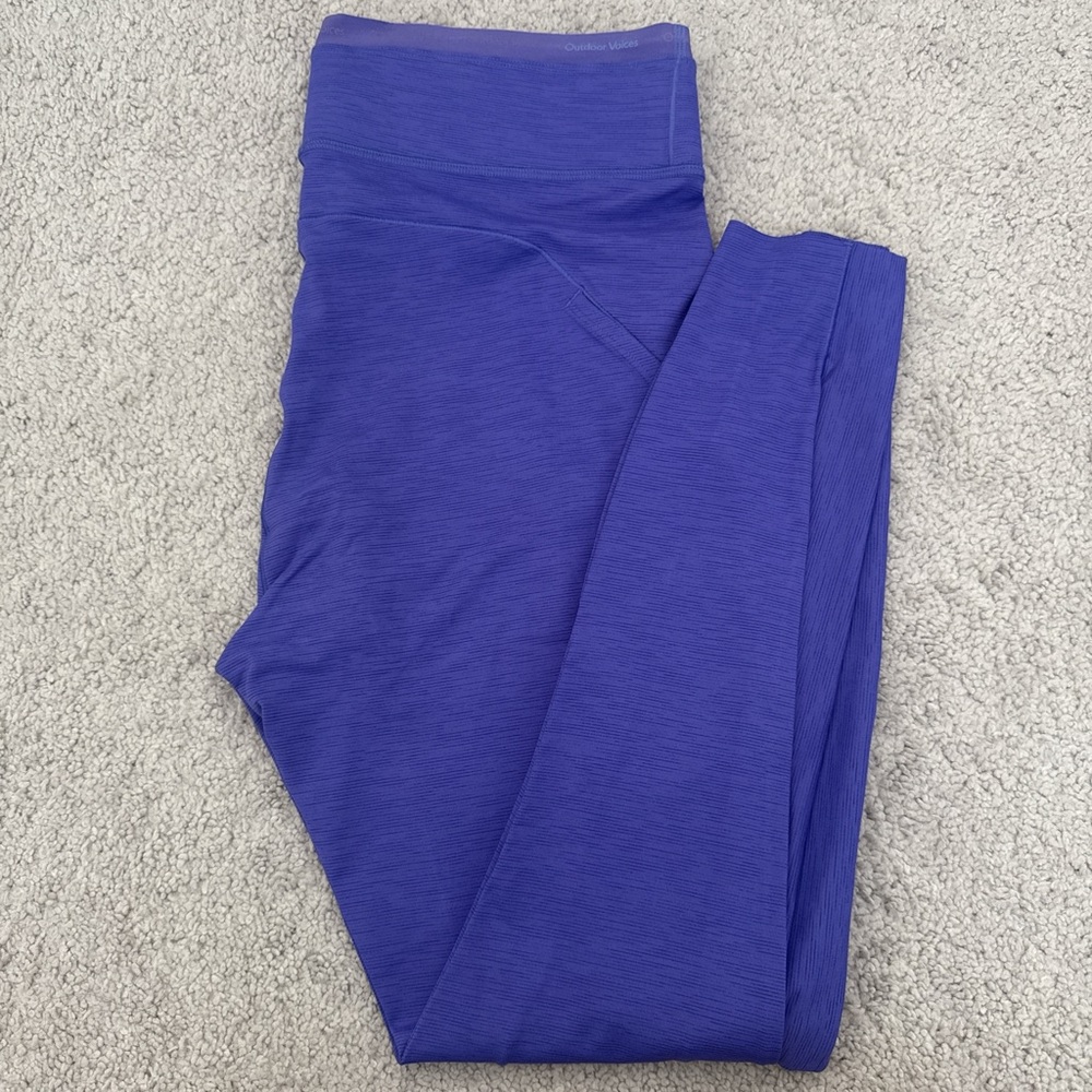 Outdoor Voices Purple Leggings with pockets